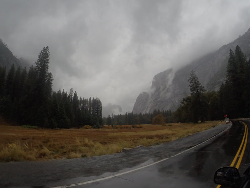 The rock mountains of Yosemite